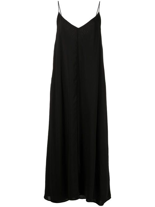 Double-layer cami dress - Black