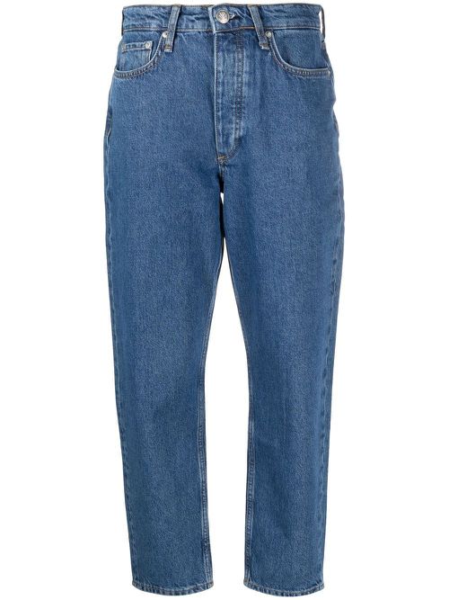 Alissa high-rise tapered jeans - Blue