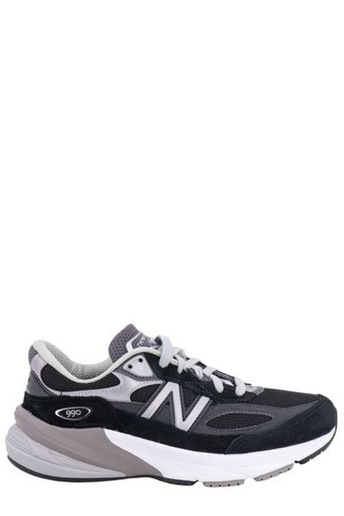 New Balance 990v6 "Black/Silver" Lace-Up Sneakers