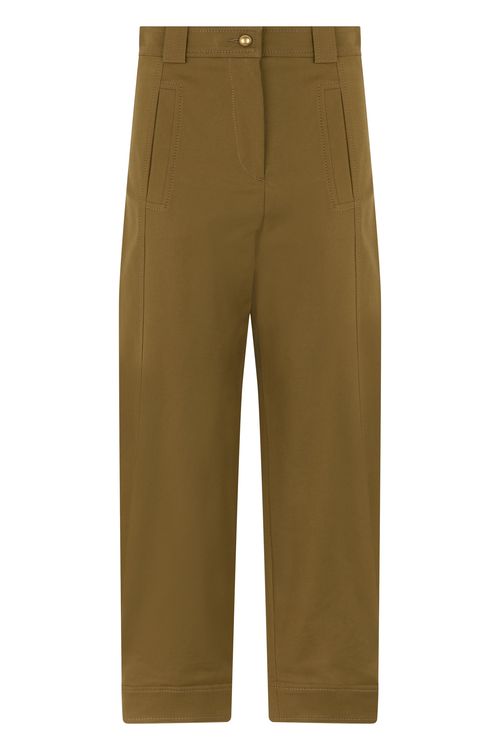 Straight Pants with High Waist