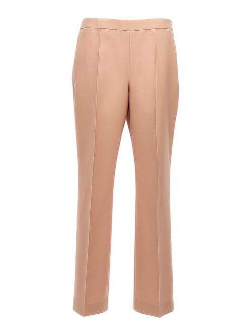 Pleat wool pants