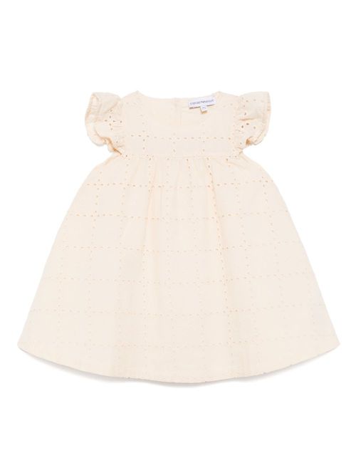 Emporio Armani Kids round-neck dress - Neutrals
