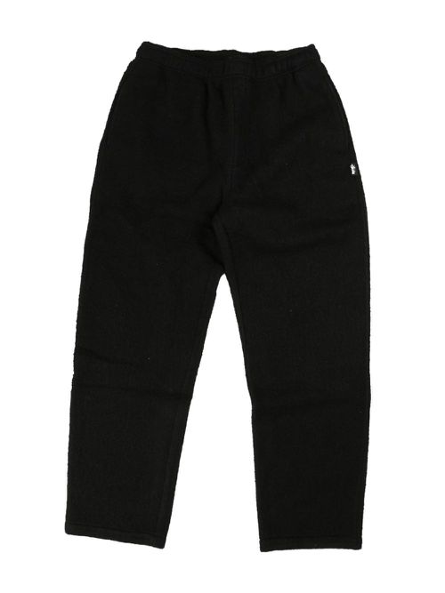 Embroidered-logo trousers - Black