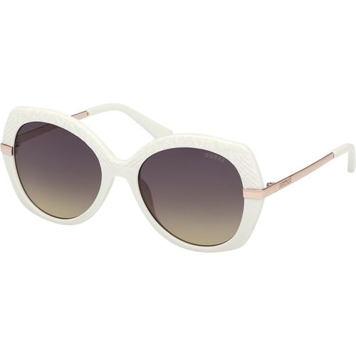 Guess Mujer Guess GU00215 21B Gafas de sol Inyectado Marfil Fumar Redonda Norma