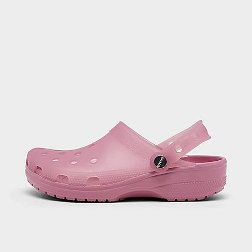 Women's Frosted Classic Clog Shoes in Off-White/Rosette