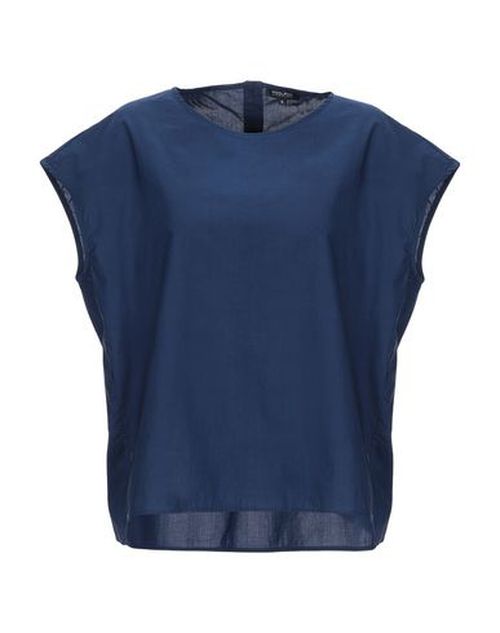 Woman Top Blue Size S Cotton