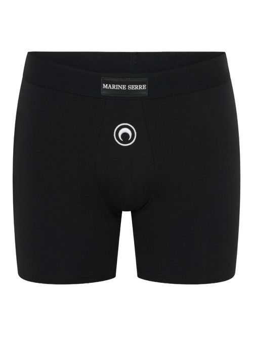 Moon-logo jersey boxers - Black