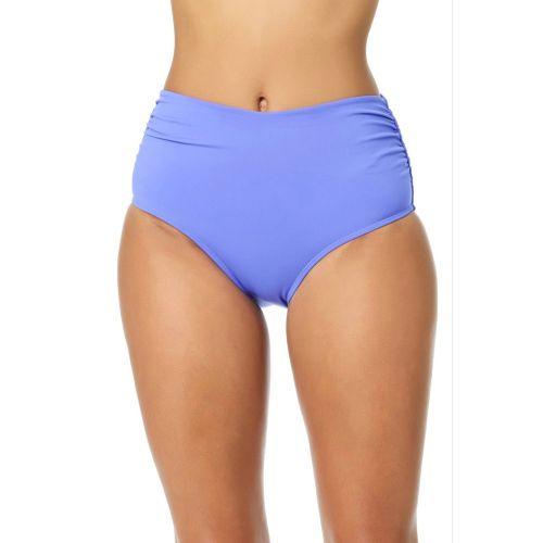 Periwinkle Women's Live in Color Convertible High-Waist Shirred Swim Botto