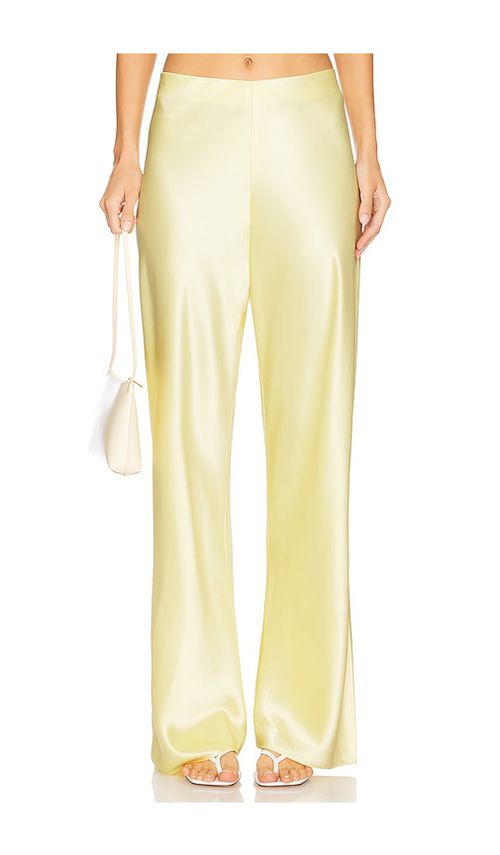 CAMI NYC HOSE MIT MITTELHOHEM BUND PANT in Lemon. Größe XXS. Also in L, M