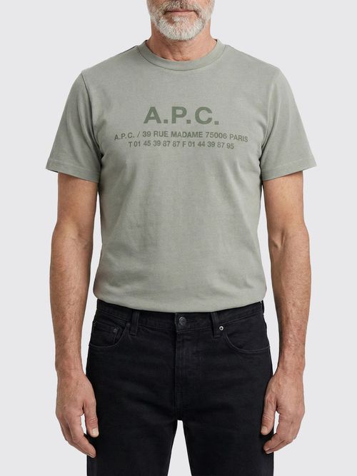 T-Shirt A. P.C. Men color Green