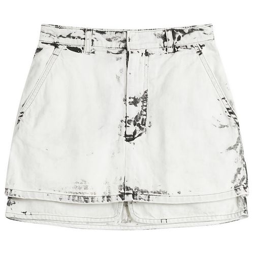 Women's TOGA Denim Mini Skirt in Black