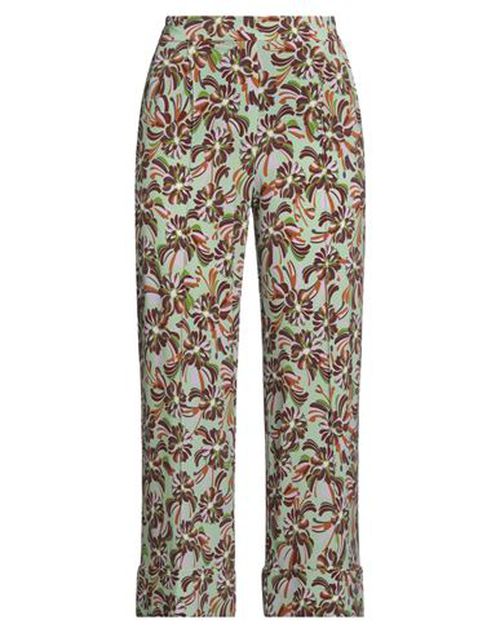 Woman Pants Light green Size 4 Viscose, Elastane