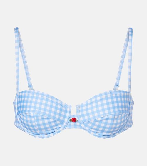 Esme gingham bikini top