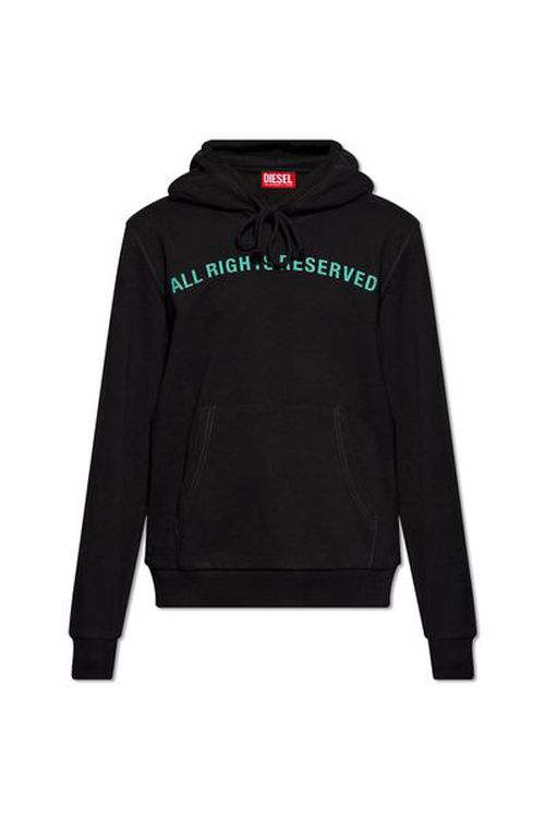 Diesel S-Ginn-Hood Graphic-Printed Drawstring Hoodie