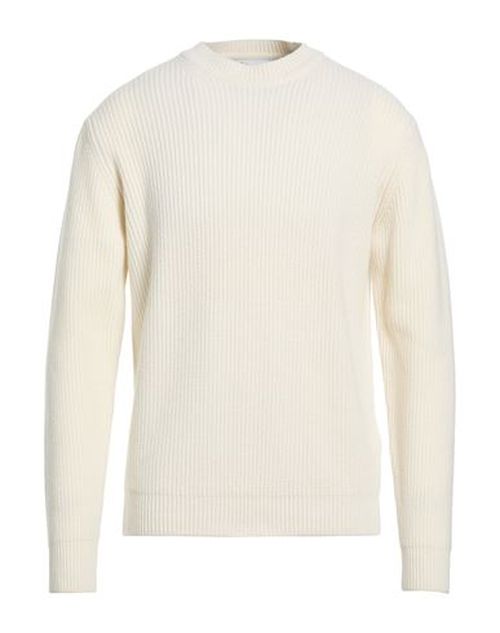 Man Sweater Ivory Size XL Wool, Cashmere