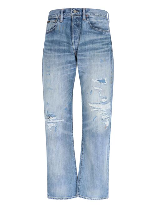 Destroyed Details Jeans