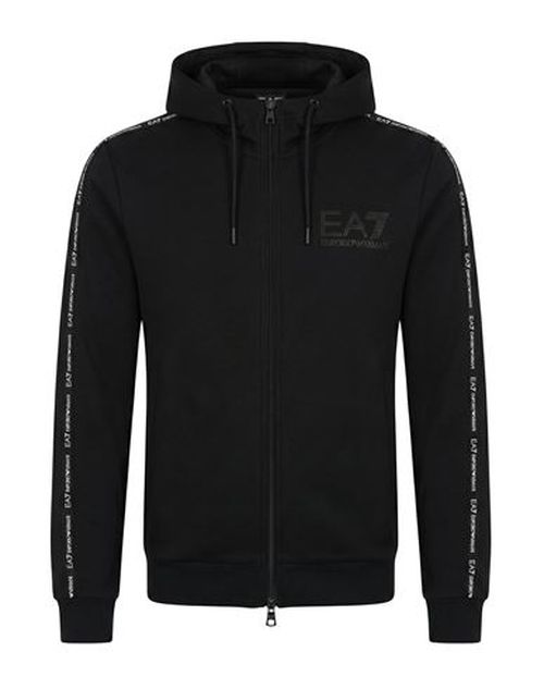 Man Sweatshirt Black Size XL Polyester, Viscose, Elastane
