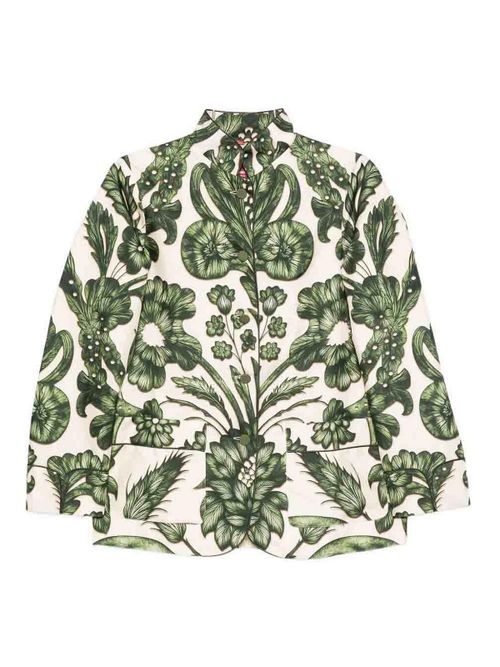 F. R.S For Restless Sleepers Printed Silk Shirt