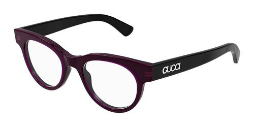 Gucci GG1792O 003 Women's Eyeglasses Purple Size 46 - Blue Light Block Available