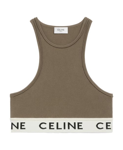 Celine sports bra in athletic knit