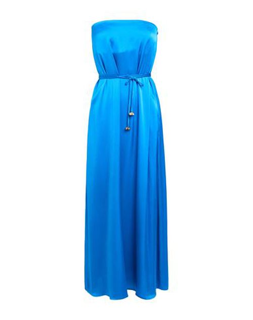 Woman Maxi dress Bright blue Size 2 Viscose