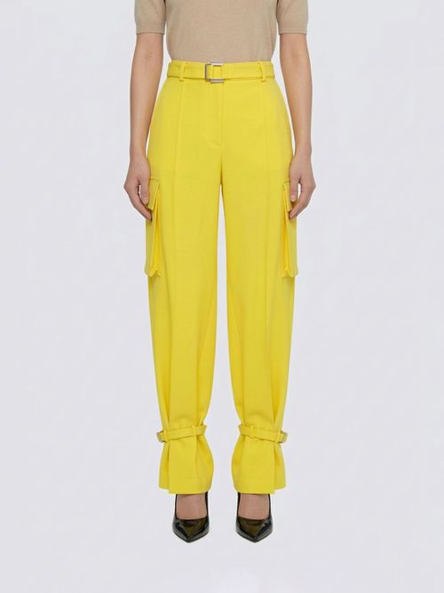 Pants Woman color Yellow