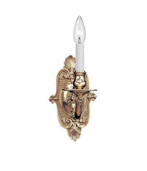 10" Wall Sconce in Polished Bra