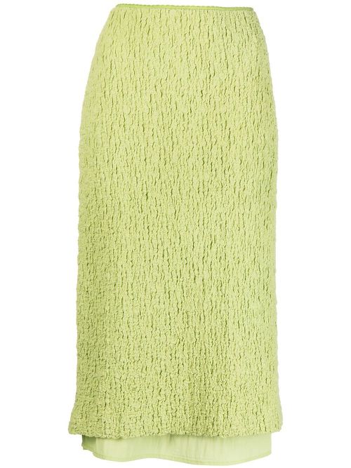 Mirren high-waisted skirt - Green