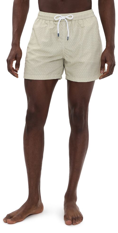 Madeira Swim Trunks 5 Yellow Geo