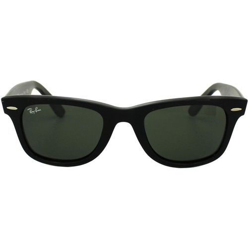 Ray-Ban Unisex Sunglasses Wayfarer 2140 901 Black Green G-15 Medium 50mm - One Size