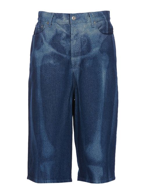 Denim bermuda shorts