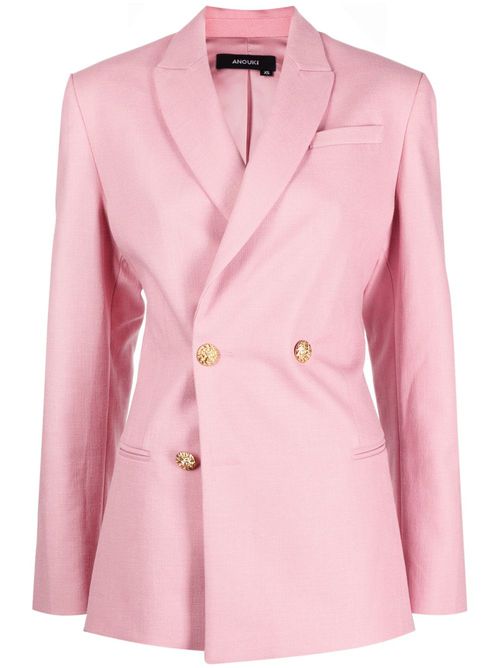 Double-breasted blazer - Pink