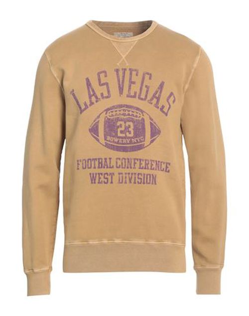 Bowery Man Sweatshirt Mustard Size M Cotton