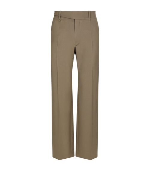 Virgin Wool Tailored Trousers