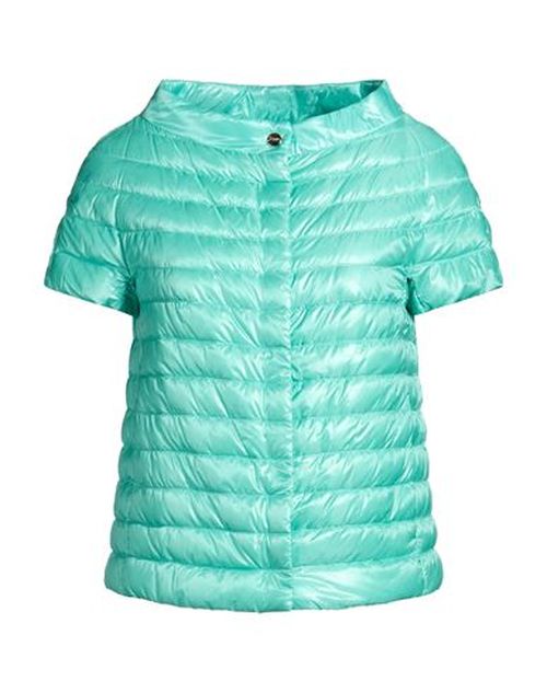 Woman Puffer Turquoise Size 8 Polyamide, Cotton, Acetate