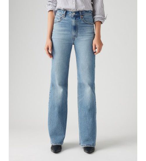 Levi's for woman. A7503-0020 Jeans Ribcage Bell blue (25/32), Casual, Cotton, Denim