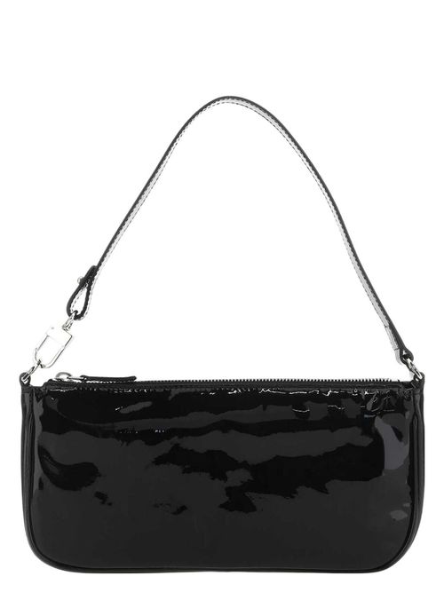 By Far Women's Leather Rachel Handbag in Black | 18FWRCLVBLPMED Color BLACK