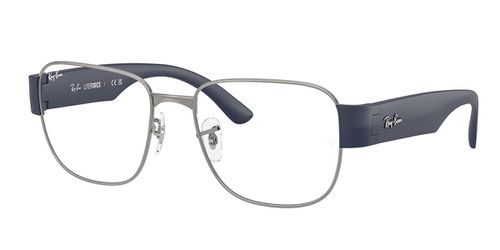 Ray-Ban RX6532 3189 Men's Eyeglasses Gunmetal Size 53 - Blue Light Block Available
