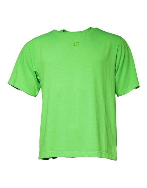 Logo-Embroidered T-Shirt — Green