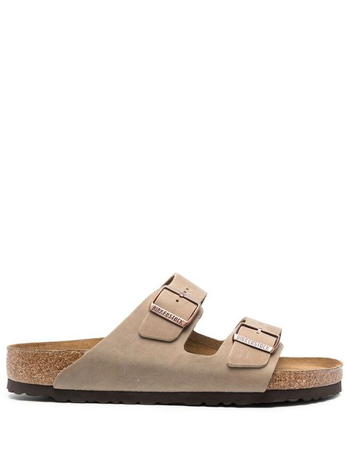 Arizona buckled slip-on sandals - Neutrals