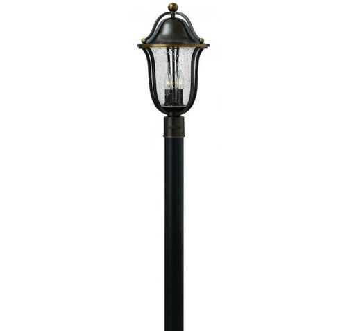 Olde Bronze LED Post Top Pier Mount from the Bolla Collection