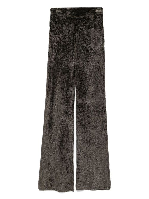 Aya Muse knitted trousers - Green