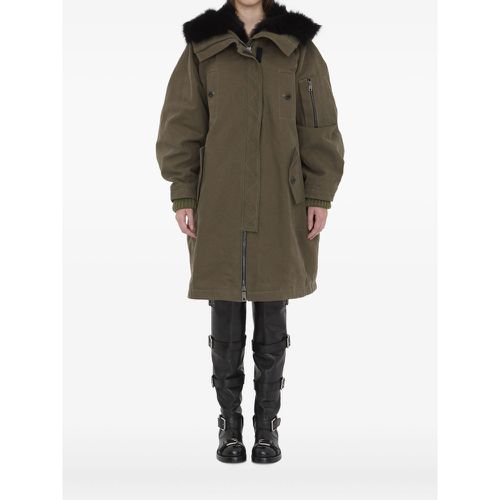 Fur-trim Padded Coat