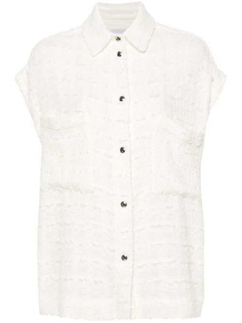 Rua bouclé gilet - White