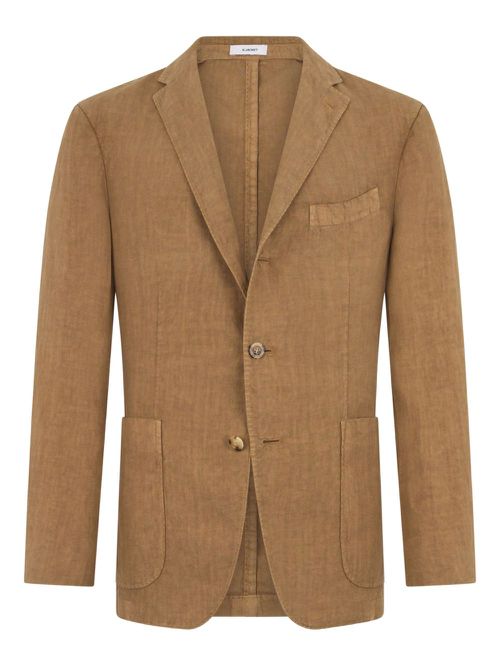Boglioli linen blazer - Neutrals