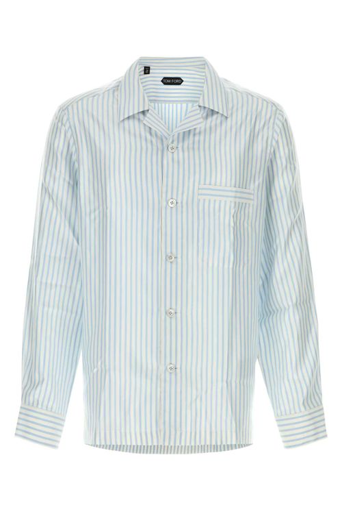Embroidered Satin Shirt