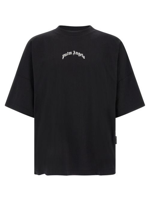 Logo-Embroidered Cotton T-Shirt — Black