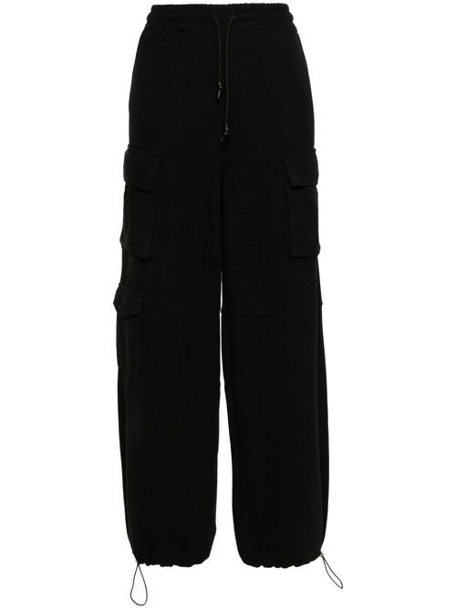 Fleece cargo pants - Black
