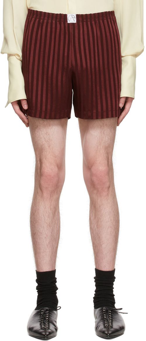 SSENSE Exclusive Burgundy Dandy Shorts