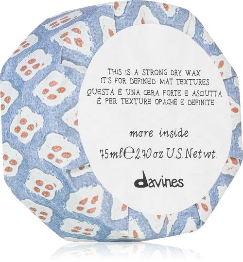 Davines More Inside Strong Dry Wax — Hair Wax